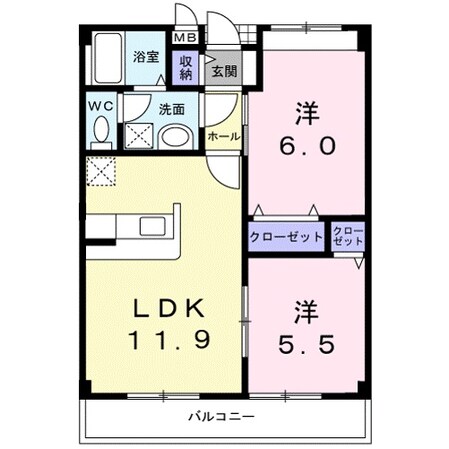 ジョイフル岡本の物件間取画像